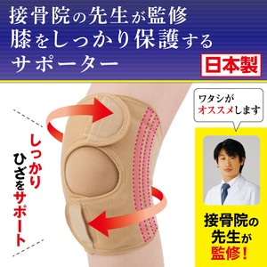 【日本製】接骨院の先生が監修した膝サポーター