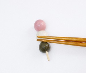 Chopsticks Rest Tri-Colored Dumpling