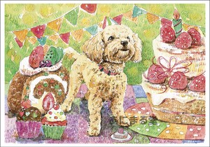 Poster Toy Poodle Cake