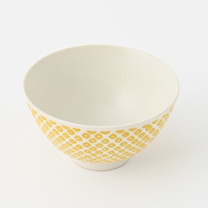 Hasami ware Rice Bowl Yellow Made in Japan
