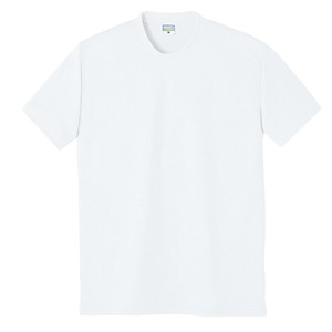 8120　DRY帯電防止半袖Tシャツ　ホワイト