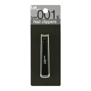 貝印 〈ネイルケア〉Nail Clippers ツメキリ type001S（黒）／KE0120