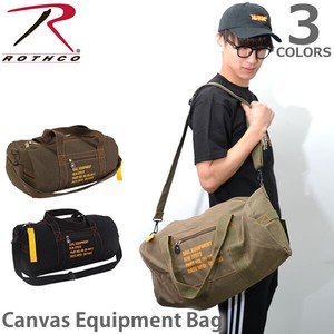 ロスコ 【Rothco】Canvas Equipment Bag ミリタリー ダッフルバッグ ボストンバッグ 旅行 バック 大きめ