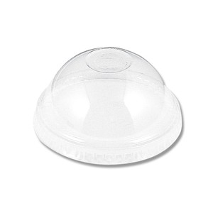 ヘイコー プラスチックカップ ドーム型蓋 口径95mm用 C穴付き 透明 100個