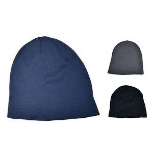 室内帽子　シンプル ニット帽 コットン アクリル 薄手 メンズ レディース  大きめサイズ ニットキャップ