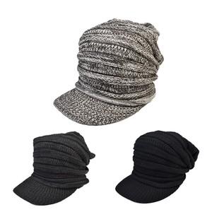 室内帽子　シンプル ニット帽 コットン アクリル 薄手 メンズ レディース 大きめサイズ ニットキャップ