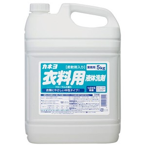 カネヨ 業務用 柔軟剤入 衣料用液体洗剤 5kg(フローラルの香り)