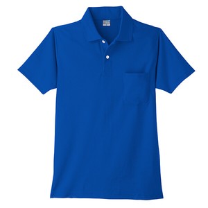 9006　DRY 半袖ポロシャツ　Rブルー