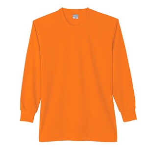 9009　DRY 長袖Tシャツ　オレンジ