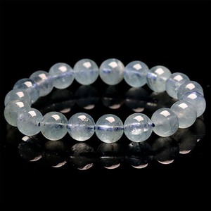 Gemstone Bracelet Aquamarine/Coral 10mm