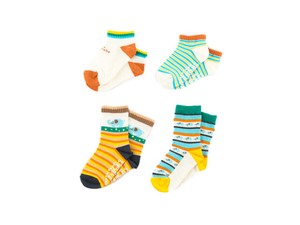 Kids' Socks Animal Print Colorful Socks 4-pairs