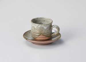 掛分け切立コーヒー碗 【日本製  信楽焼  陶器】