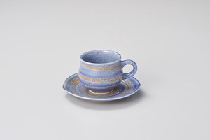 青渦コーヒー碗 【日本製    磁器】