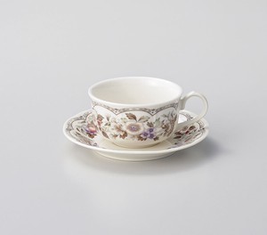 Cup & Saucer Set Porcelain Fruits Made in Japan