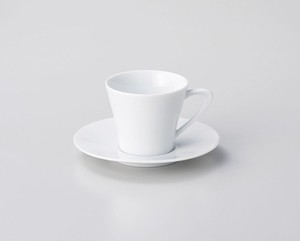 白磁HRコーヒー碗 【日本製    磁器】