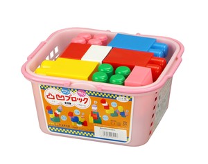 【日本製】【ベビー・キッズ用品・玩具】 【ブロック】凸凹ブロックミニBB11 MA-50001PI ピンク