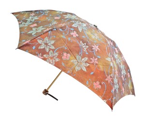 【日本製】絹100％ジャガード　ろうけつ染め　晴雨兼用　ミニ傘　2020新作
