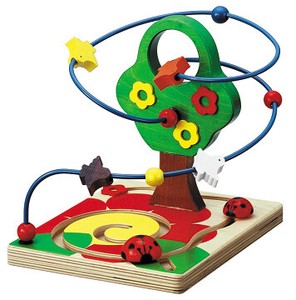 【ベビー・キッズ用品】【玩具】【木製おもちゃ】 ビーズコースター ネイチャーランド20003 TY-2417