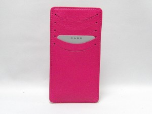Business Card Case Plain Color Genuine Leather Made in Japan