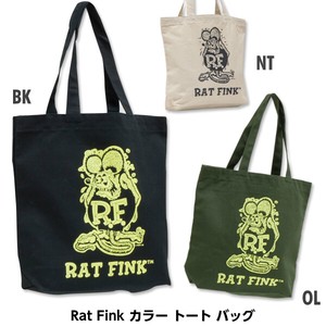 ラットフィンク カラー トート バッグ 【3カラー】【RAT FINK】