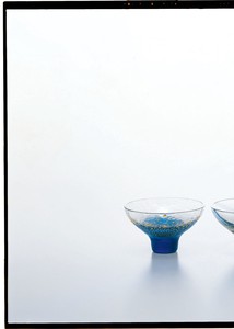 江戸硝子　八千代窯　盃【日本製　ハンドメイド　伝統工芸品　クリスタルガラス　ガラス製】