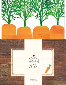 Furukawa Shiko Letter set Carrot Set Paper Marche