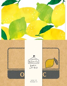 Furukawa Shiko Letter set Set Lemon Paper Marche