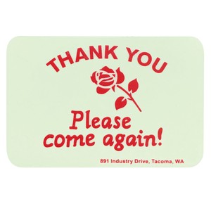 Wall Plate Sticker Thank You