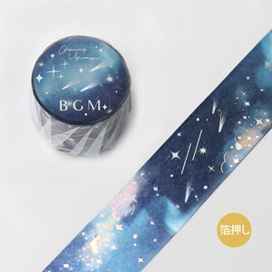 BGM Masking Tape Foil Stamping Glowing Universe