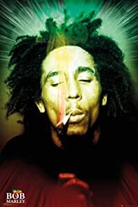 ■輸入ポスター■610X915mm★Bob Marley-Smoking Portriat