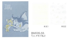 【誕生80周年】 Tom and Jerry メモ T/Jメモ(T&J) BM035-55