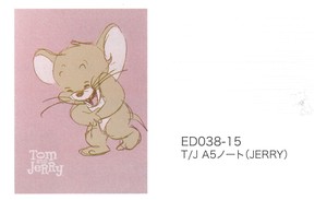【誕生80周年】 Tom and Jerry A5ノート T/JA5ノート(JERRY) ED038-15