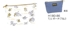 【誕生80周年】 Tom and Jerry ポーチ T/Jポーチ(T&J) H180-86