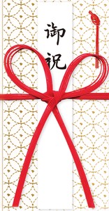 Furukawa Shiko Envelope Foil-Stamped Offering-Envelope [Rin] Hana-Musubi Cloisonne