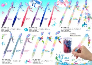 Gel Pen Rainbow Dolphin Stationery Ballpoint Pen 3-colors