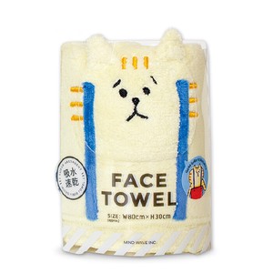 Hand Towel Gorogoro Nyansuke Suspenders Carari Series Face Towel