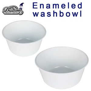 Enameled washbowl
