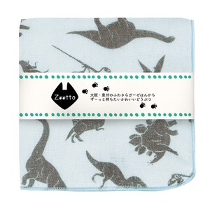 Gauze Handkerchief Animal Made in Japan