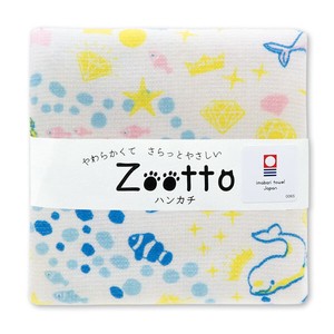 Imabari towel Gauze Handkerchief Animals Made in Japan