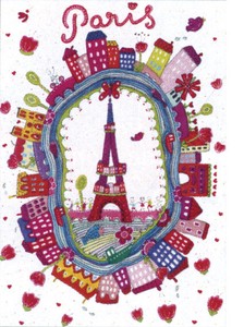 ■ポストカード■ フランス直輸入★PARIS(Effel Tower)