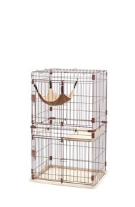 Dog/Cat Cage Brown