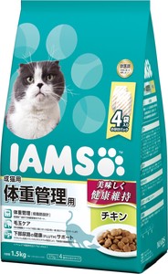 [マース] アイムス 成猫用 体重管理用 チキン 1.5kg