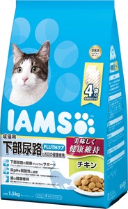 [マース] アイムス 成猫用 下部尿路とお口の健康維持 チキン 1.5kg