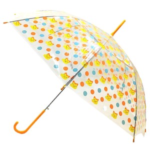【和雑貨】ビニール傘 　招き猫　かさ　雨　雨傘　ジャンプがさ　水玉　レイングッズ