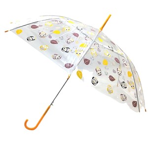 【和雑貨】ビニール傘 　ふくろう　　かさ　雨　雨傘　ジャンプがさ　レイングッズ