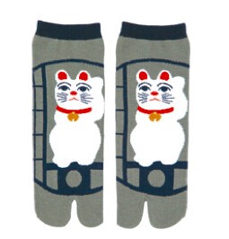 【和柄・日本製靴下】足袋ソックス キッズサイズ　Tabi Flip Flop Socks Two Toe Split Socks