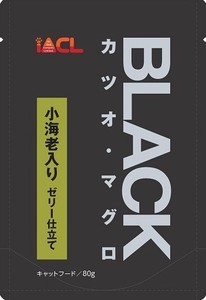 [イトウ＆カンパニー] BLACK カツオ・マグロ 小海老入り ゼリー仕立て 80g