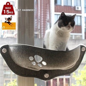 ハンモック 猫窓 ベッド 吸盤タイプ ネコ窓 取付簡単 キャットウォーク  CHQ037