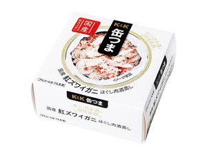 K&K 缶つま 国産紅ズワイニほぐし肉 酒蒸し 75g x12 【おつまみ・缶詰】