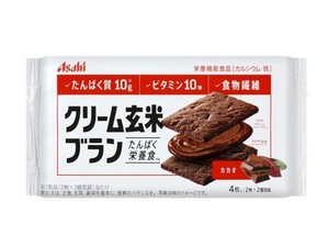 アサヒ クリーム玄米ブラン カカオ 72g x6 【機能性食品】